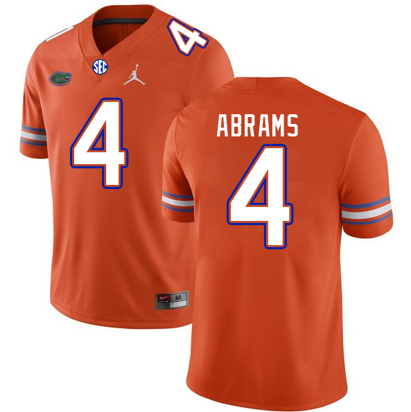 #4 TJ Abrams Florida Gators College Football Jerseys Stitched Sale-Black - Click Image to Close